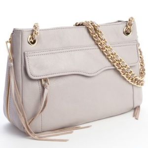 Rebecca Minkoff leather chain strap bag